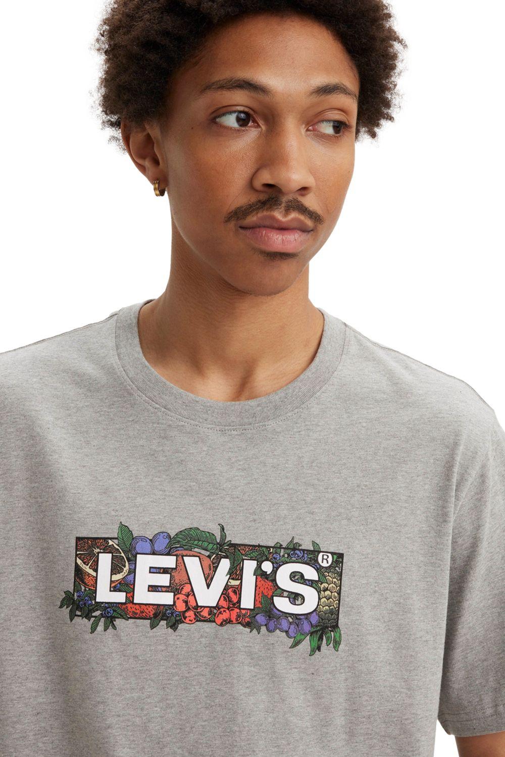 Polera Hombre Ss Relaxed Fit Tee Gris Levis 16143-1519-3