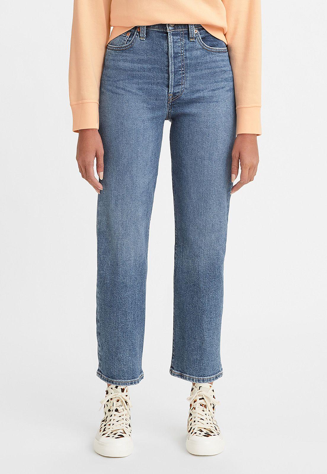 Jeans Mujer Ribcage Straight Ankle Azul Levis 72693-0121-0