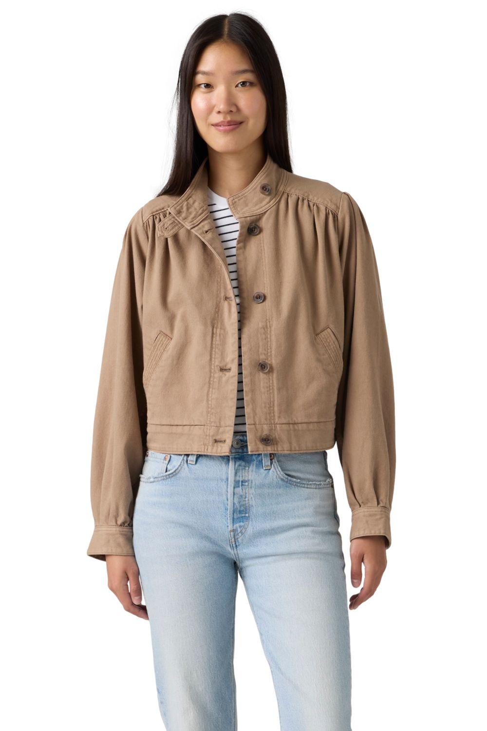 Chaqueta Mujer Parker Pretty Short Coat Café Levis 005AY-0001-0