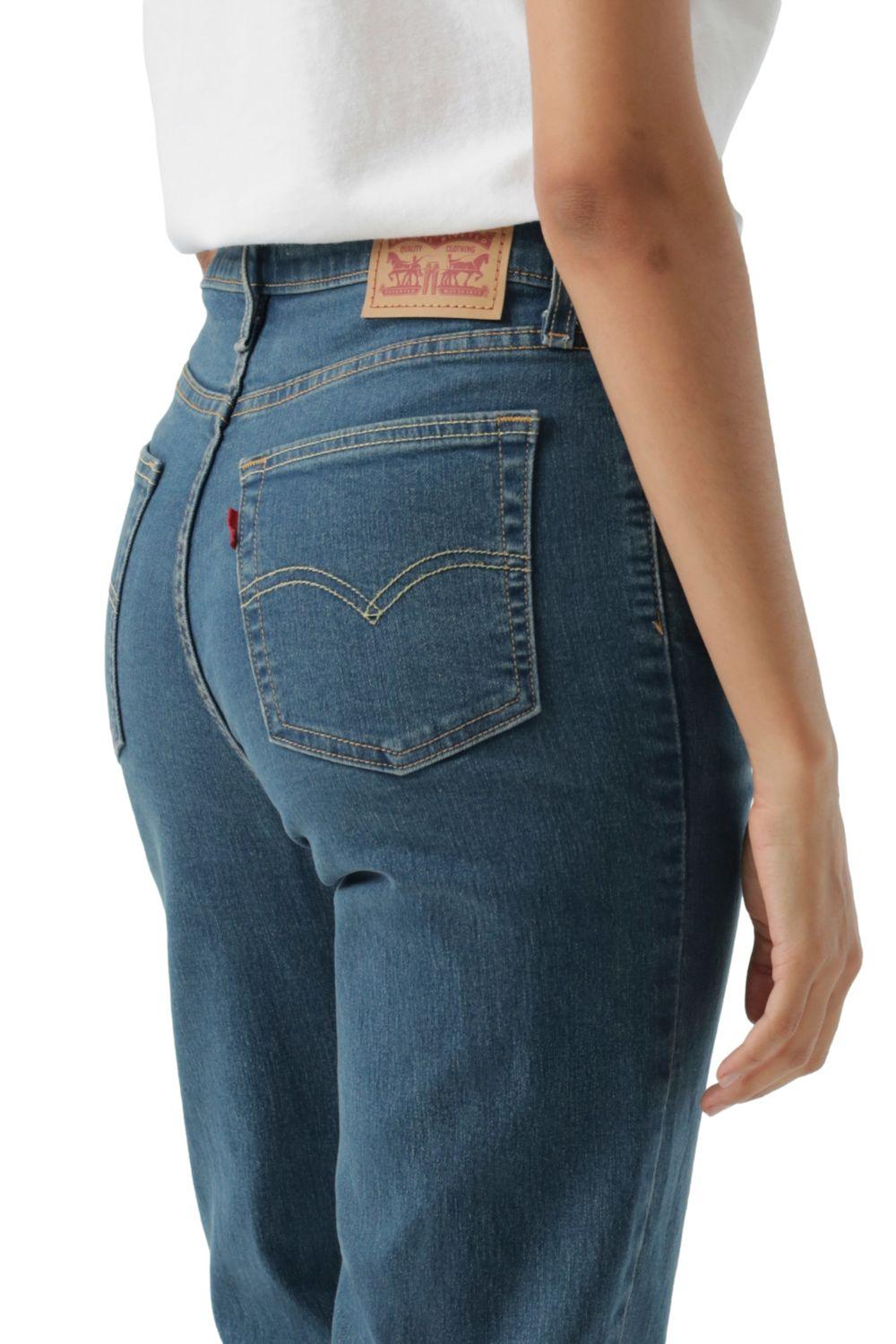 Jeans Mujer 724 High Rise Straight Azul Levis 18883-0398-3