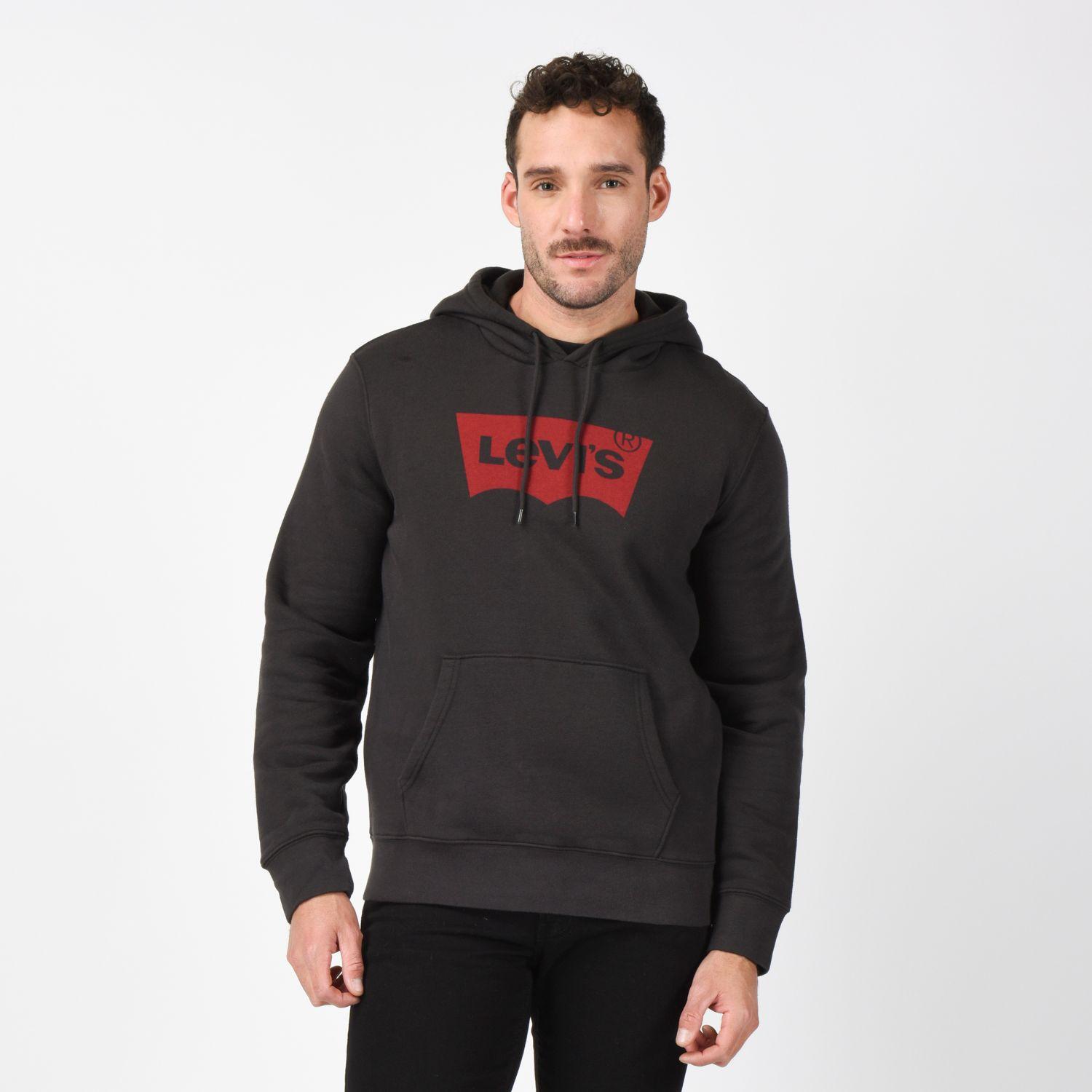Polerón Hombre Regular Fit Liso Logo Negro Levis 38797-0003-0