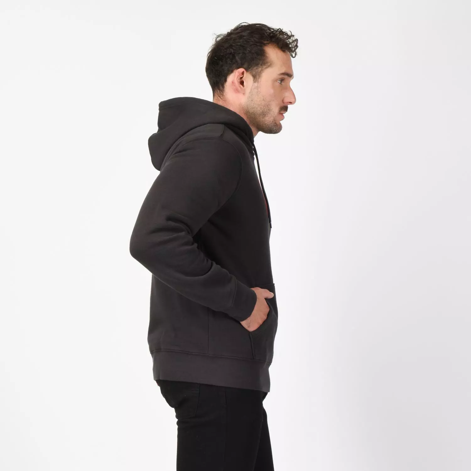 Polerón Hombre Regular Fit Liso Logo Negro Levis 38797-0003-1