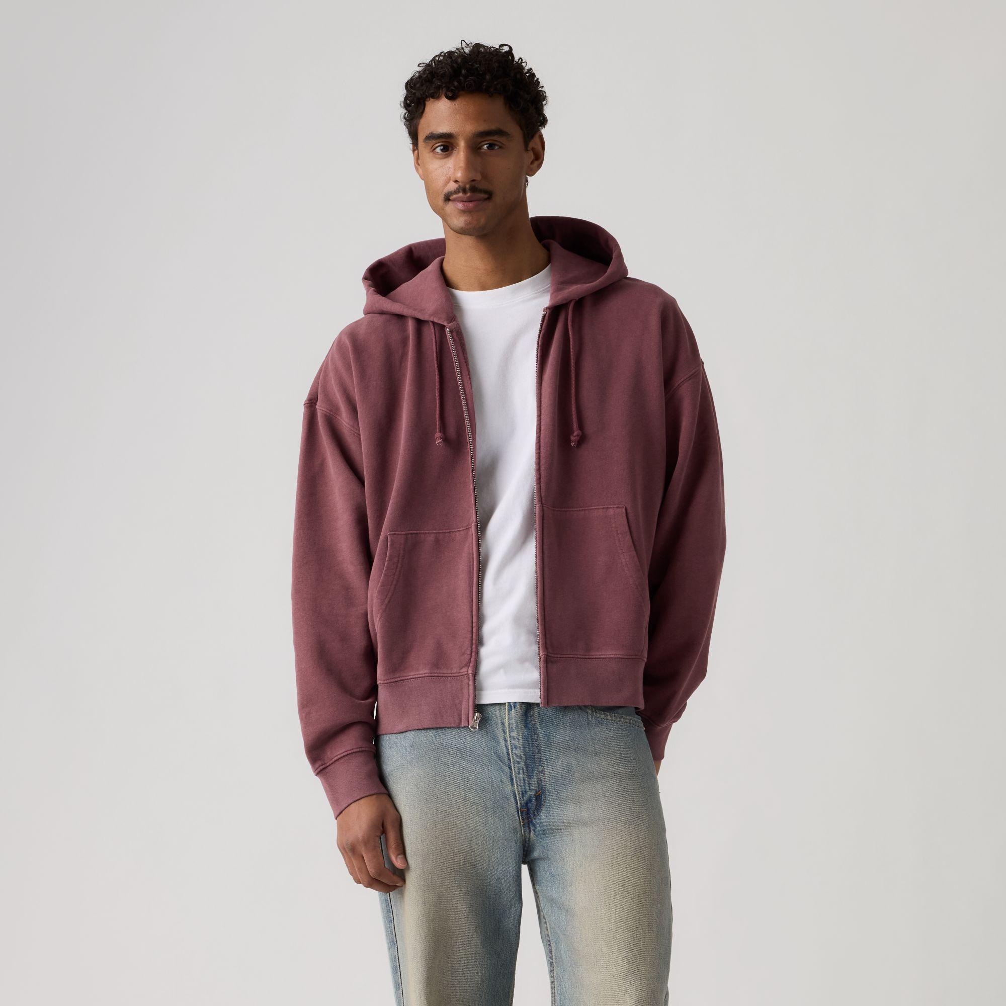 Polerón Hombre Hayes Cropped Full Zip Rojo Levis 005PJ-0004-0