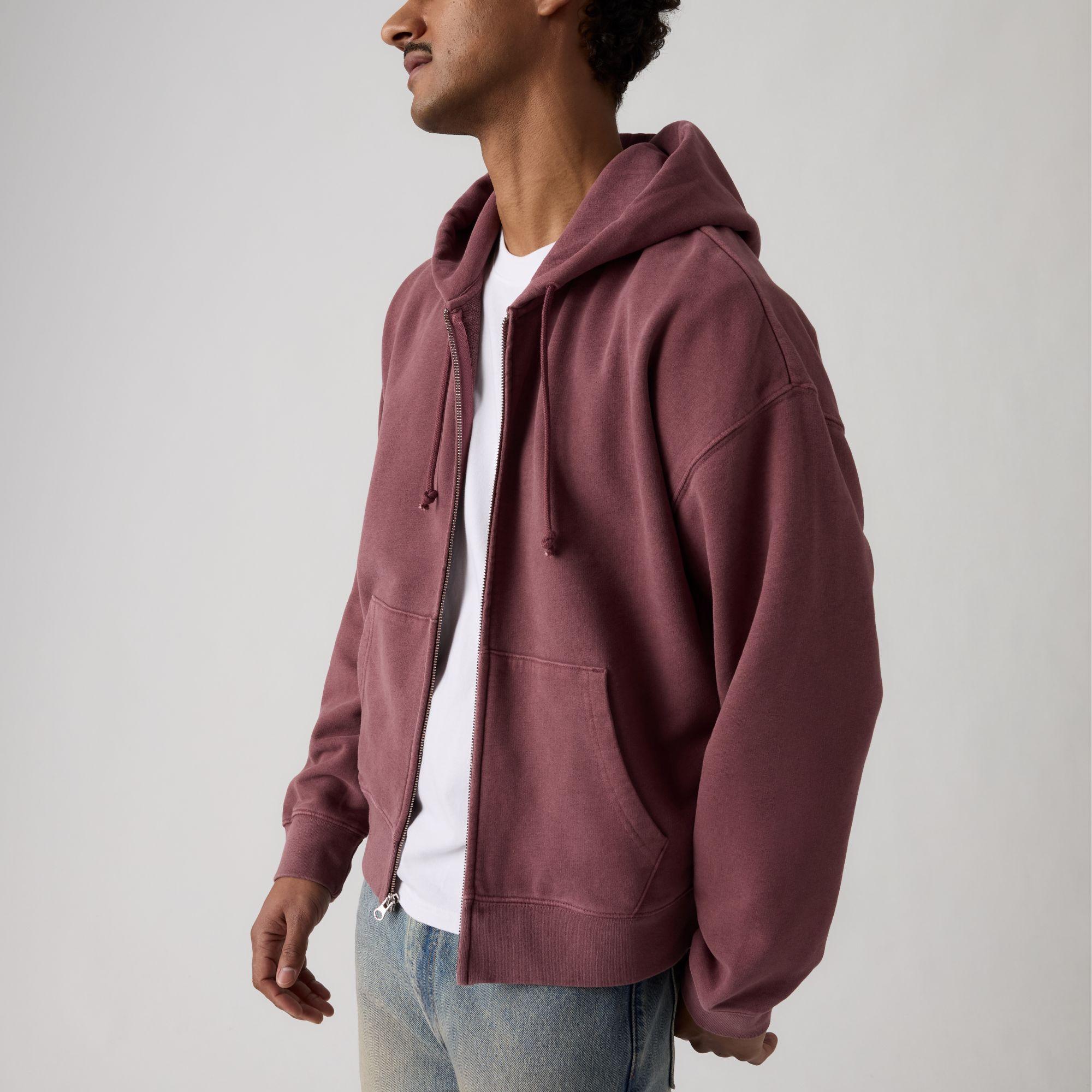 Polerón Hombre Hayes Cropped Full Zip Rojo Levis 005PJ-0004-2