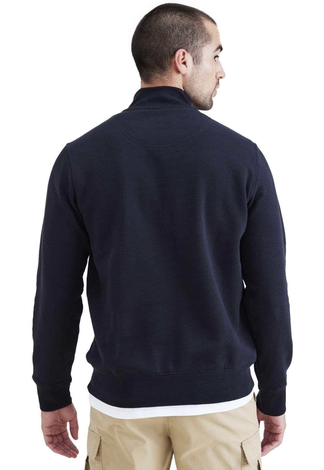 Sweater Hombre Quarter-Zip Fleece Regular Fit Negro A4165-0005-1