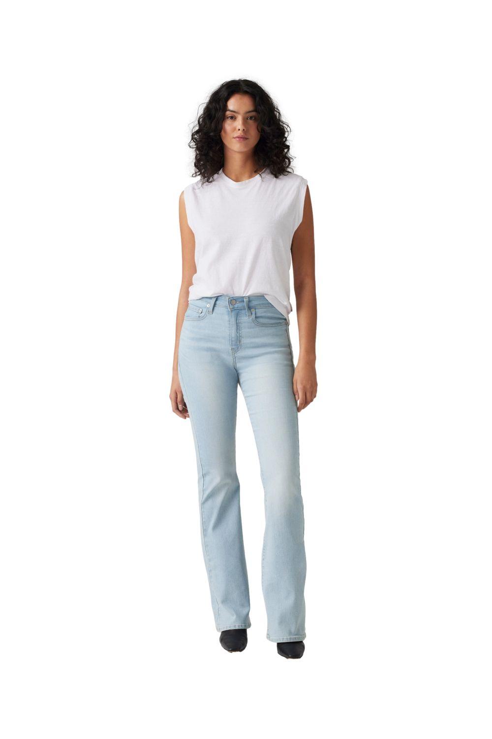 Jeans Mujer 726 Hr Flare Celeste Levis A3410-0076-3