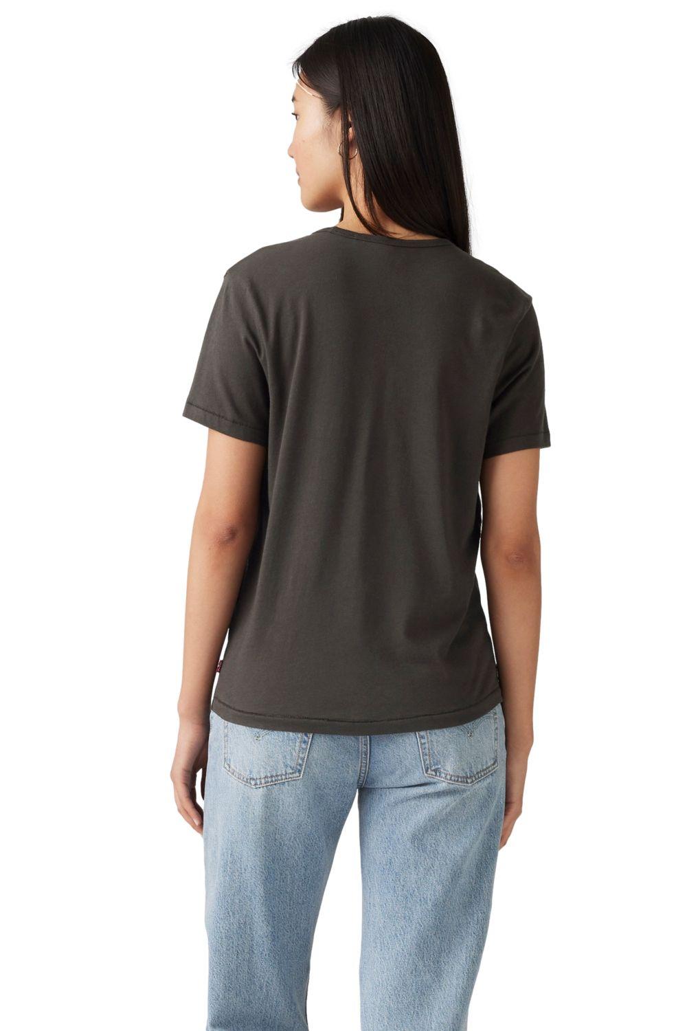 Polera Mujer Graphic Iconic Tee Negro Levis A8802-0042-1