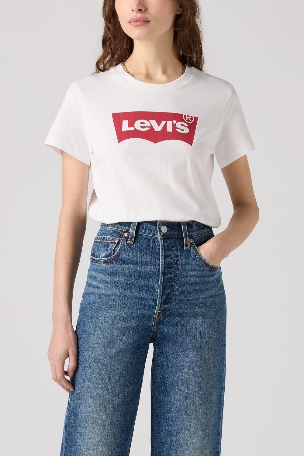 Polera Mujer Regular Fit Batwing Blanco Levis 17369-0468-2