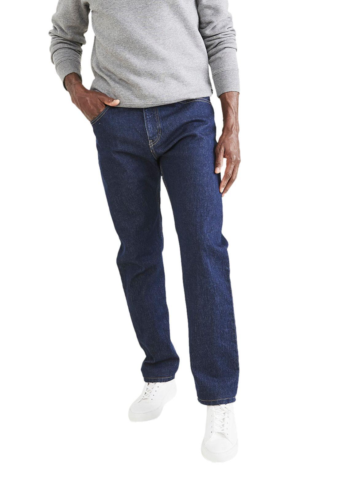 Pantalón Hombre Jean Cut Straight Fit Azul 56790-0079-0