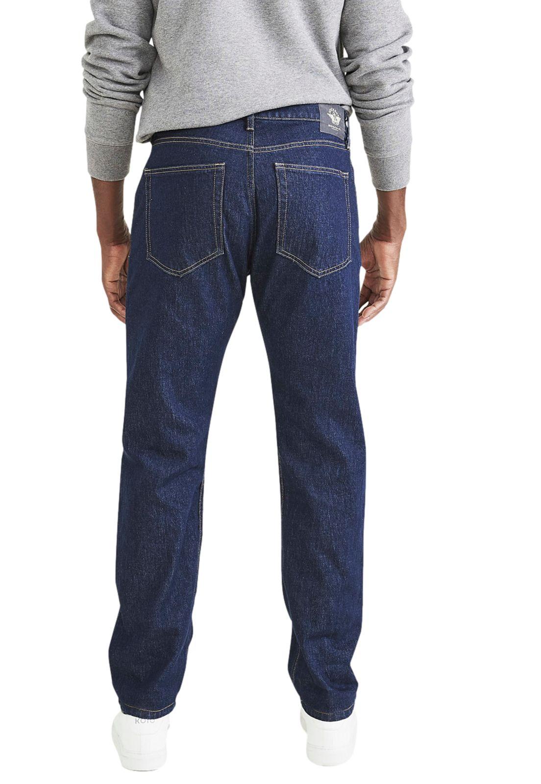 Pantalón Hombre Jean Cut Straight Fit Azul 56790-0079-2