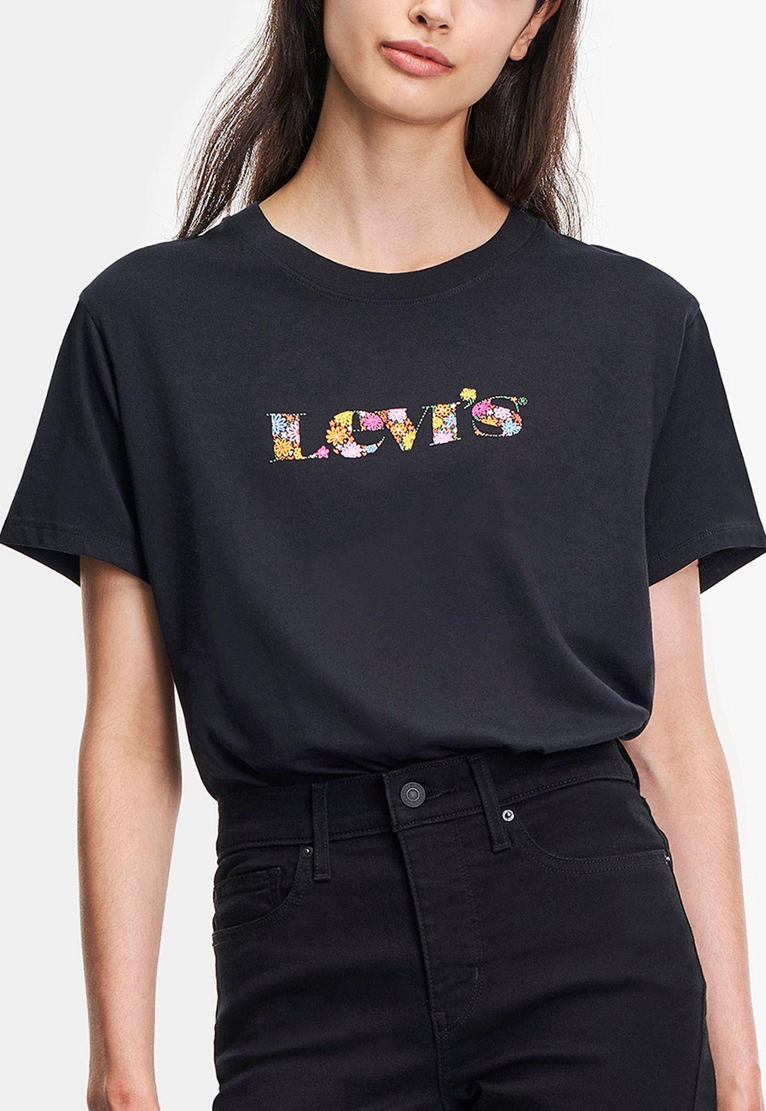 Polera Mujer Gráfica Negro Levis 69973-0242-0