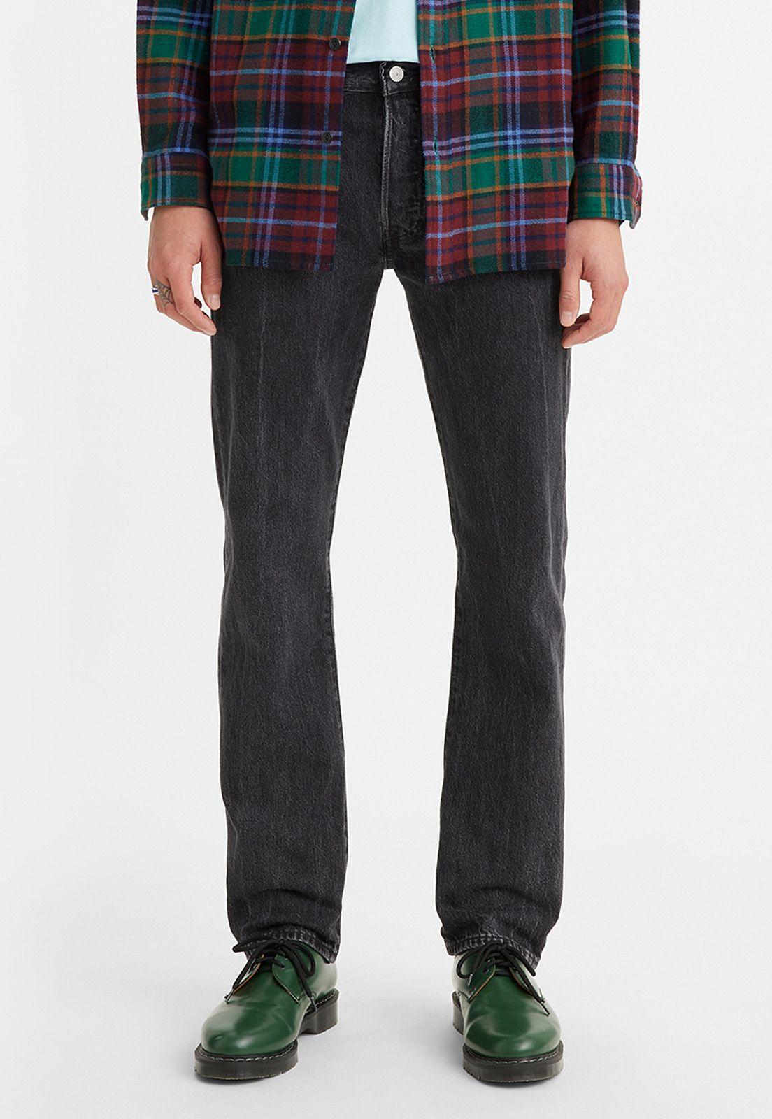 Jeans Hombre 501 Original Fit Negro Levis 00501-3371-0