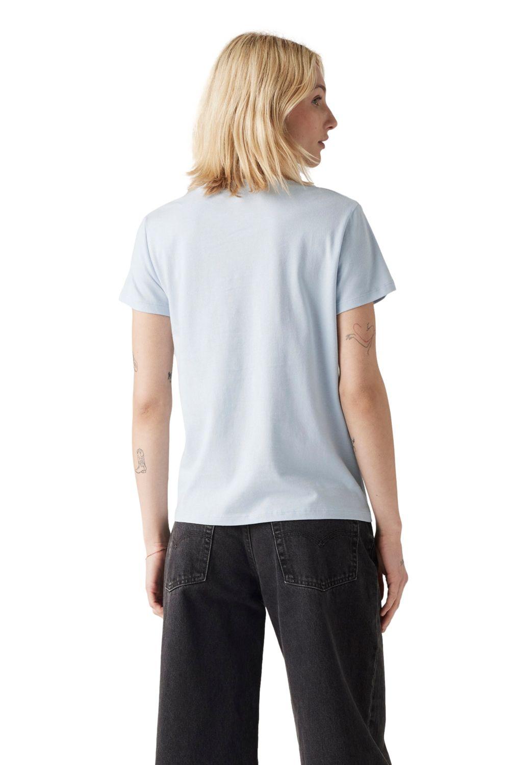 Polera Mujer Regular Fit Celeste Levis 17369-2818-2