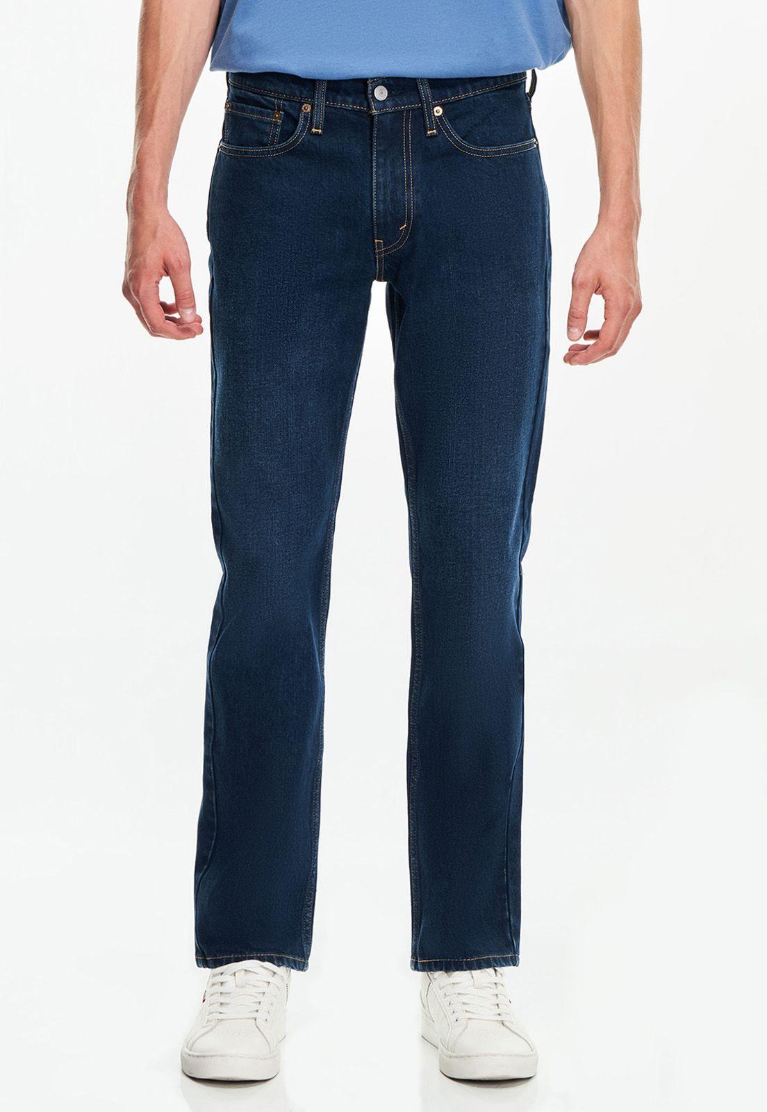 Jeans Hombre 514 Straight Azul Oscuro Levis 00514-1655-0