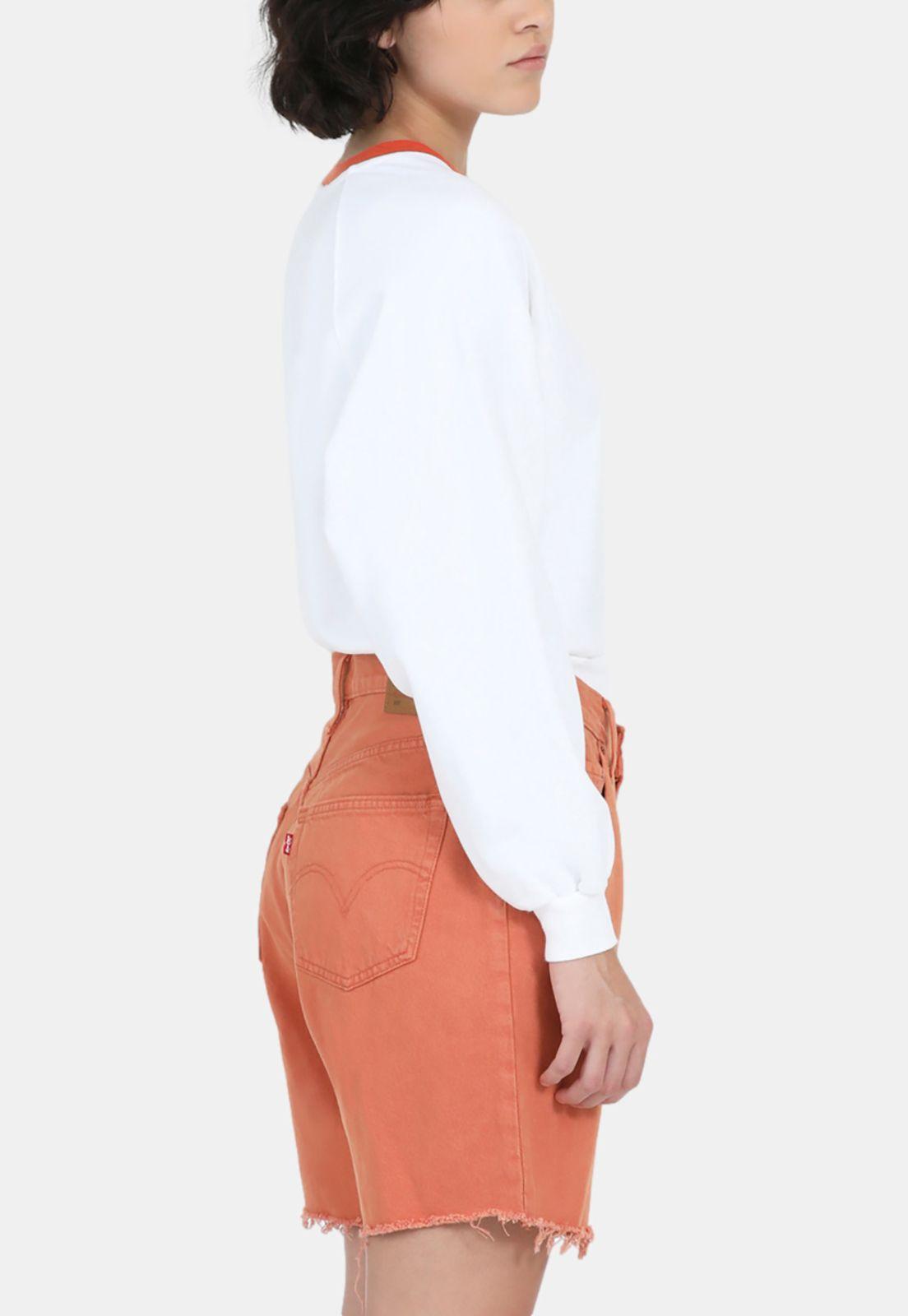 Polerón Mujer Liso con Logo Blanco Levis 18722-0075-1