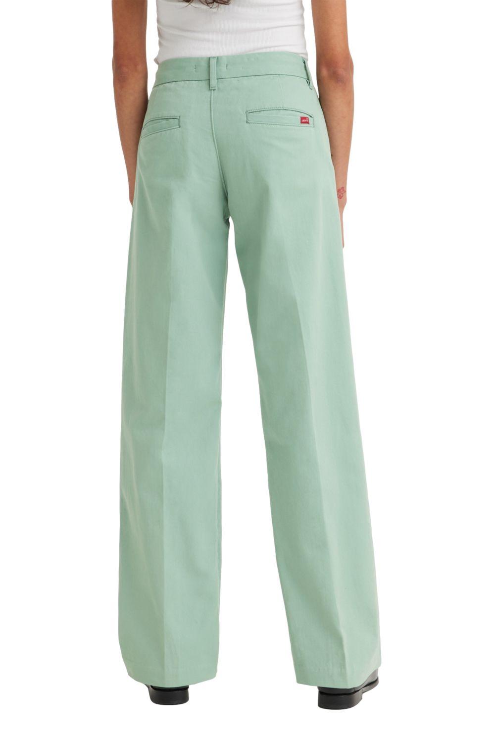 Pantalón Mujer Baggy Trouser Verde Levis A4674-0008-1