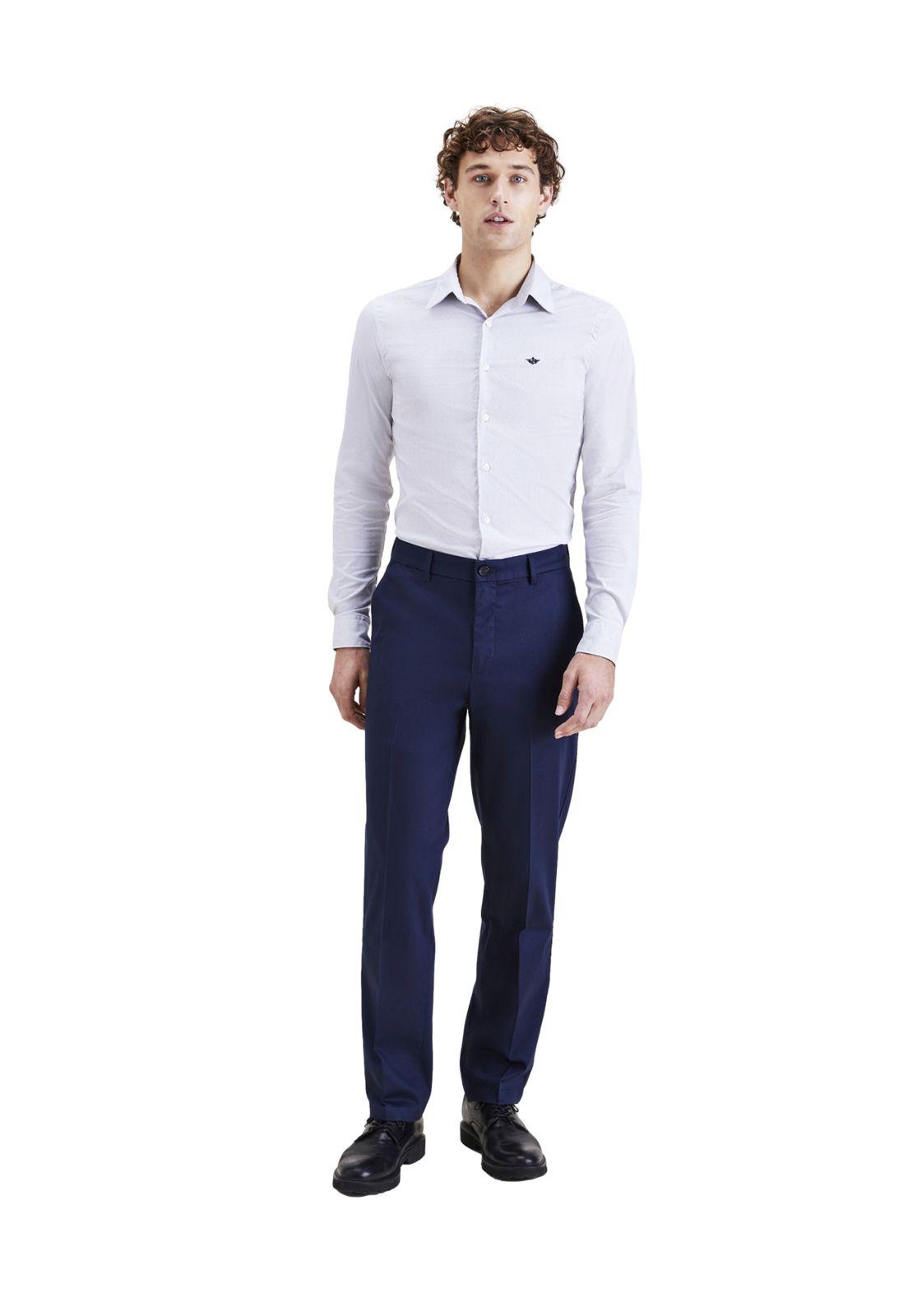 Pantalón Hombre Stain Defender Straight Fit Azul A5210-0002-2