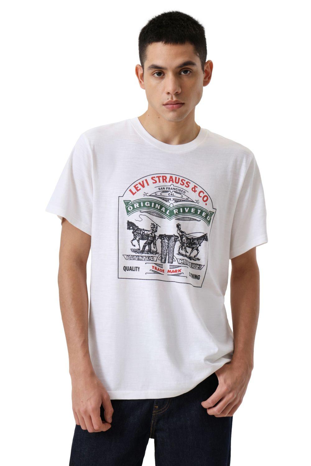 Polera Hombre Relaxed Fit Tee Blanco Levis 16143-2167-2