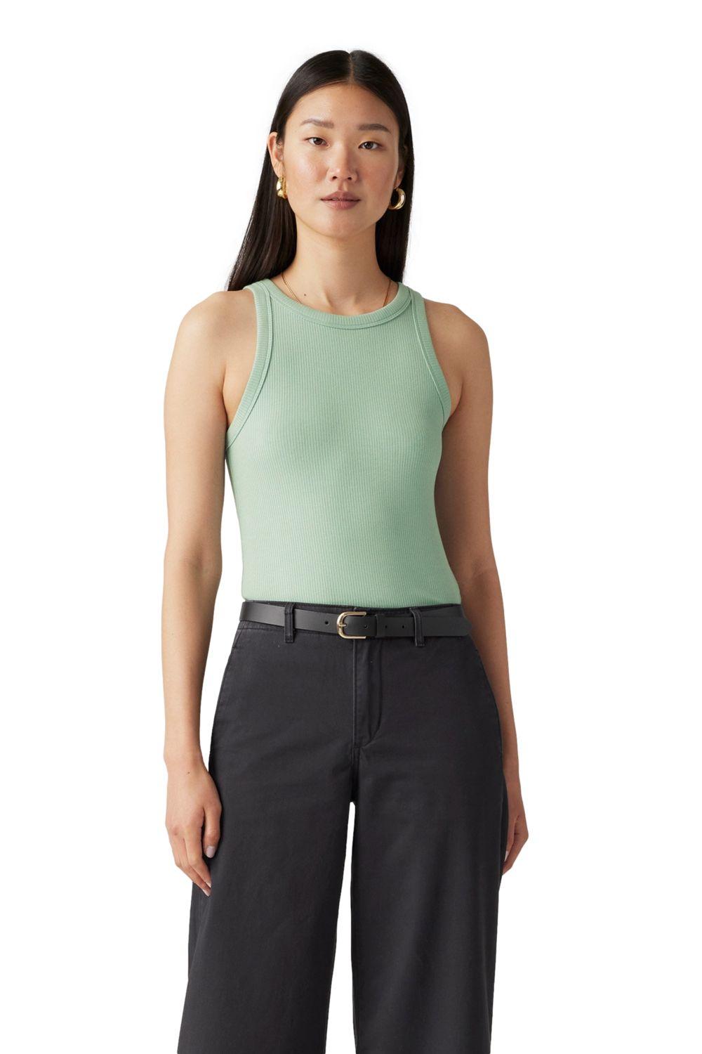 Polera Mujer Tank Top Verde Levis A7326-0009-0