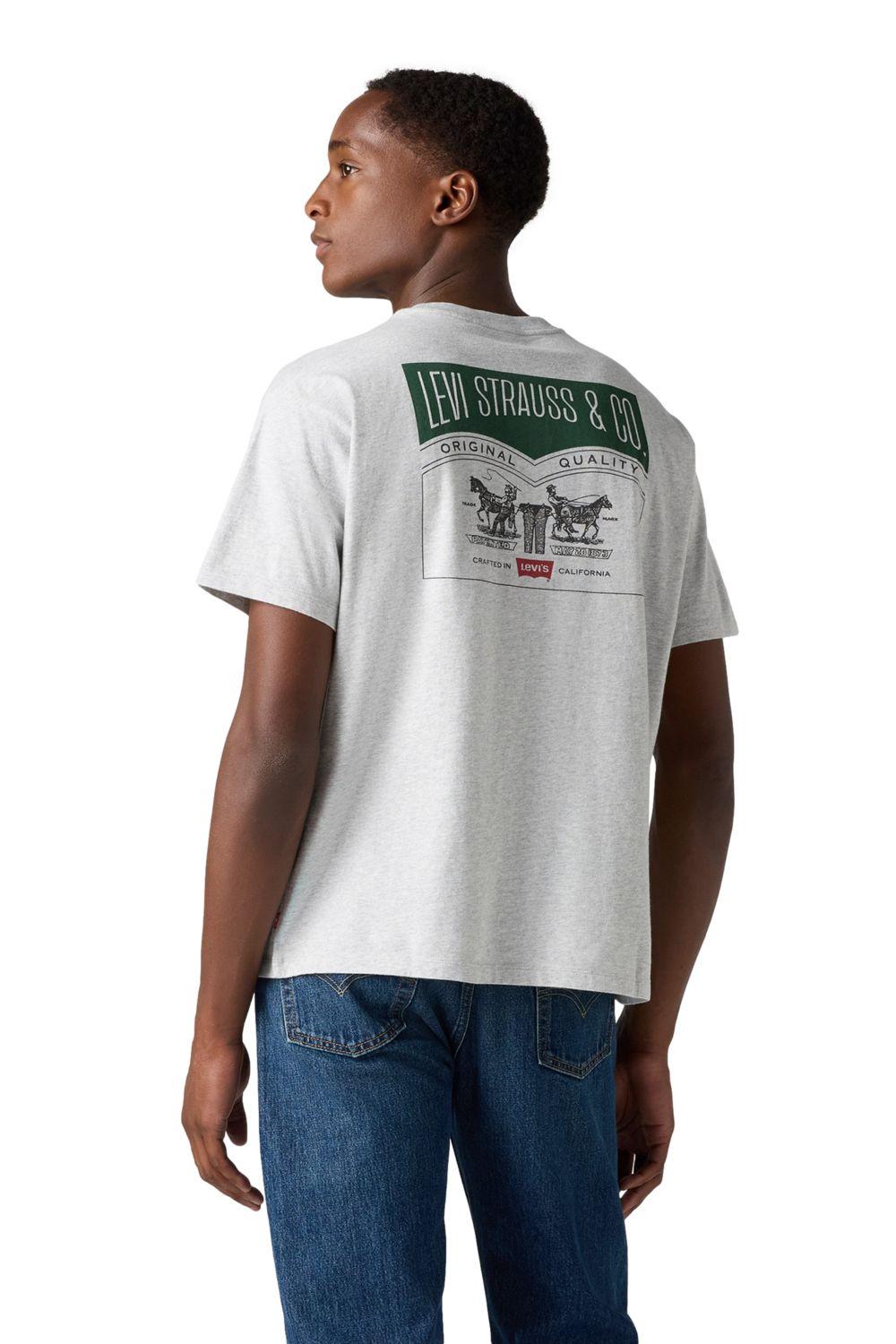 Polera Hombre Vintage Fit Graphic Tee Gris Levis 87373-0256-1