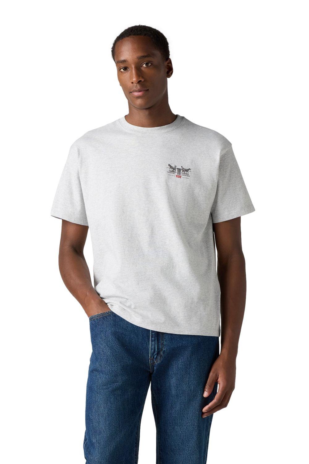Polera Hombre Vintage Fit Graphic Tee Gris Levis 87373-0256-2