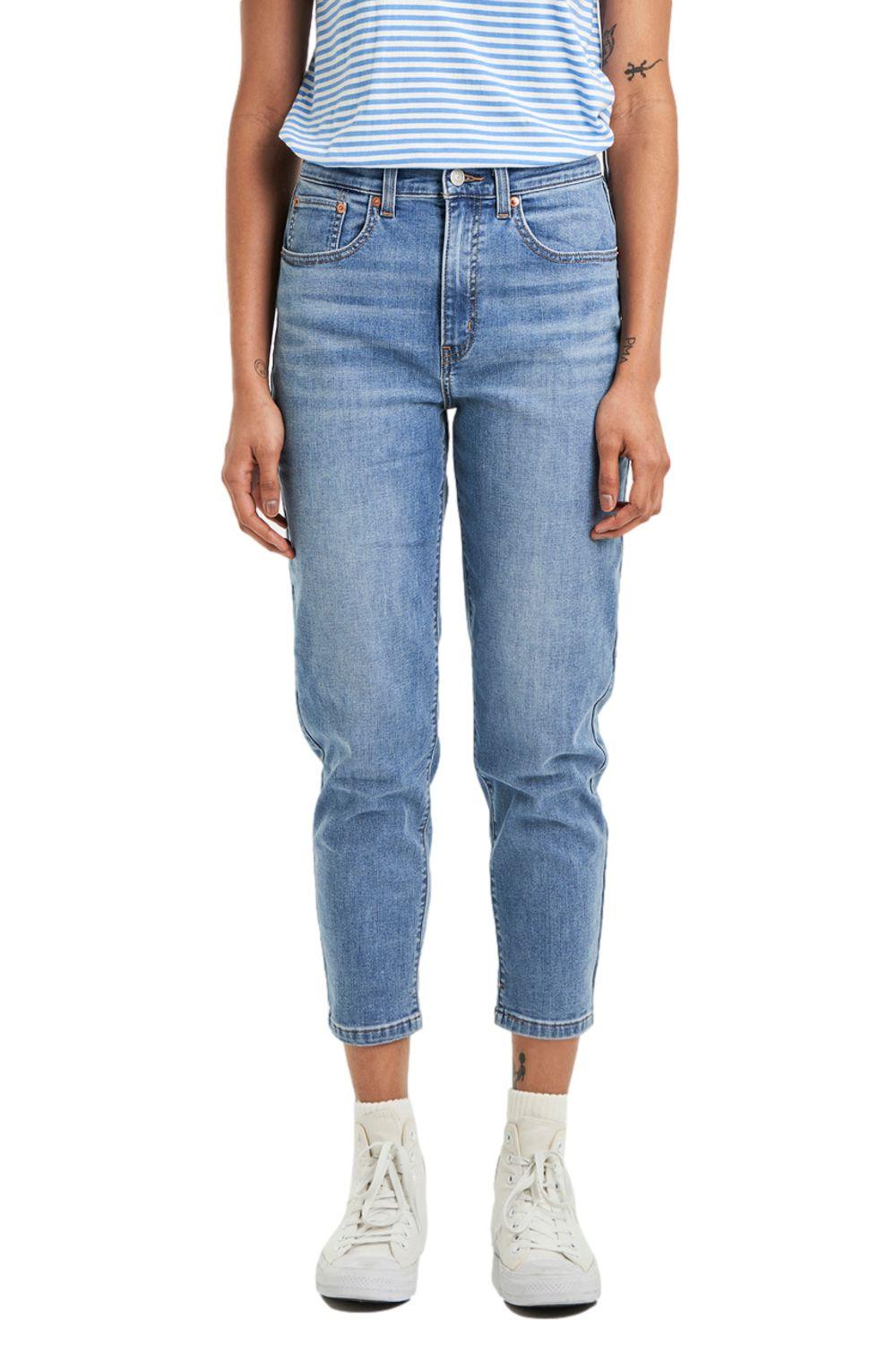 Jeans Mujer High Waisted Boyfriend Azul Levis 85873-0107-0