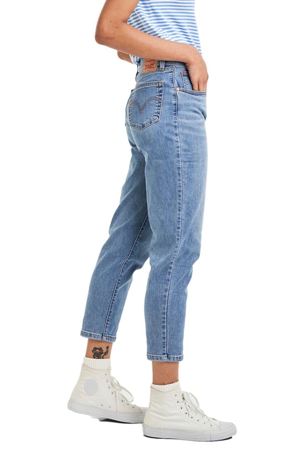 Jeans Mujer High Waisted Boyfriend Azul Levis 85873-0107-1