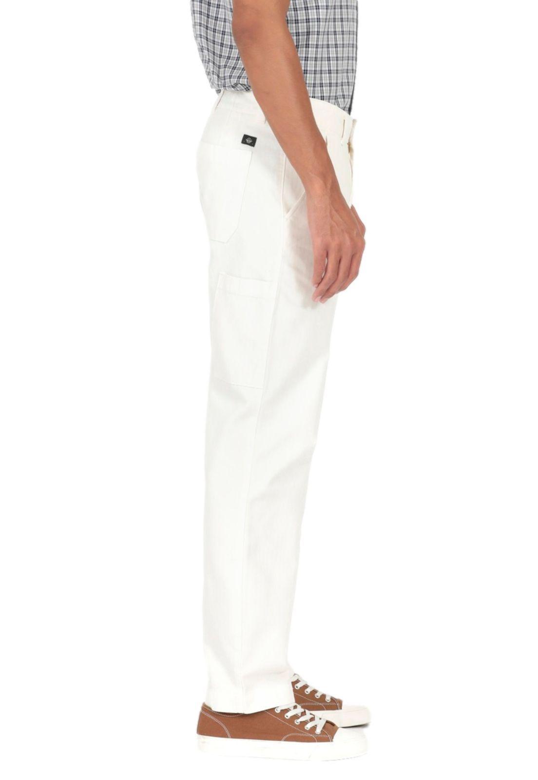 Pantalón Hombre Carpenter Straight Fit Blanco-2