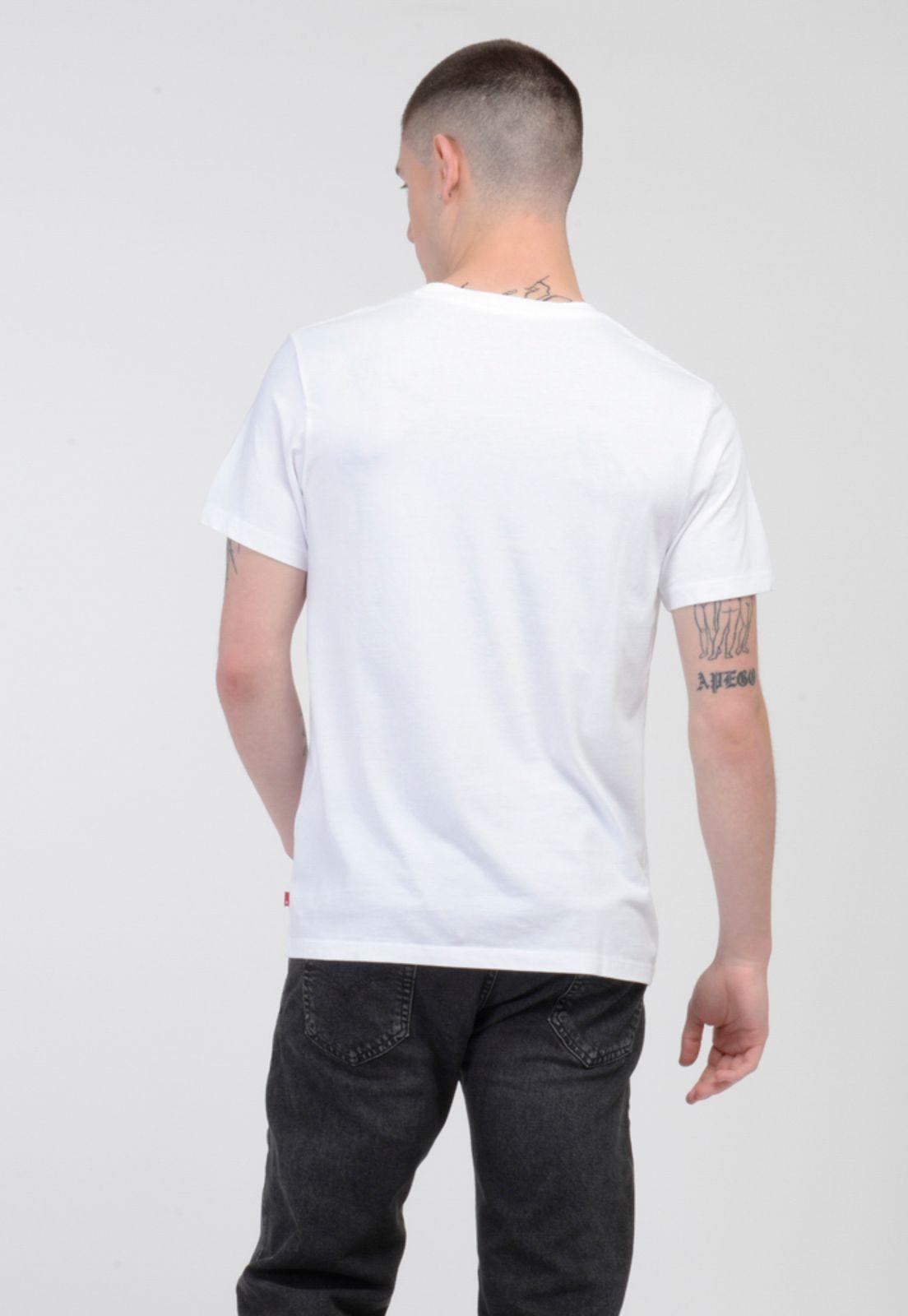 Polera Hombre Cuello Redondo Batwing Blanca Levis 22491-0511-1
