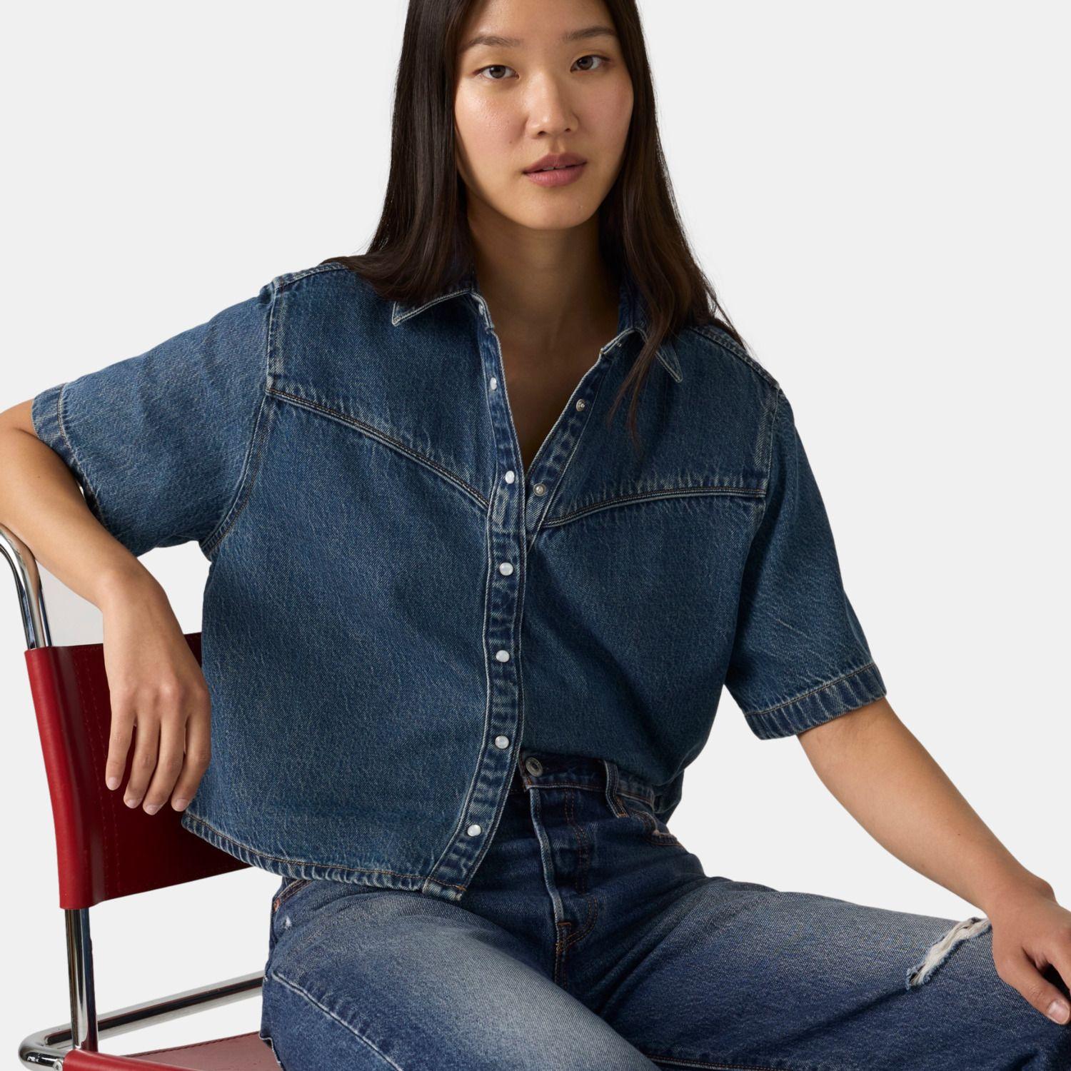 Blusa Mujer Logan Denim Shirt Azul Levis 005CR-0003-2