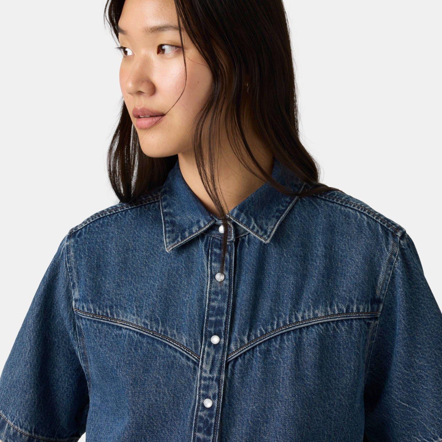 Blusa Mujer Logan Denim Shirt Azul Levis 005CR-0003-3
