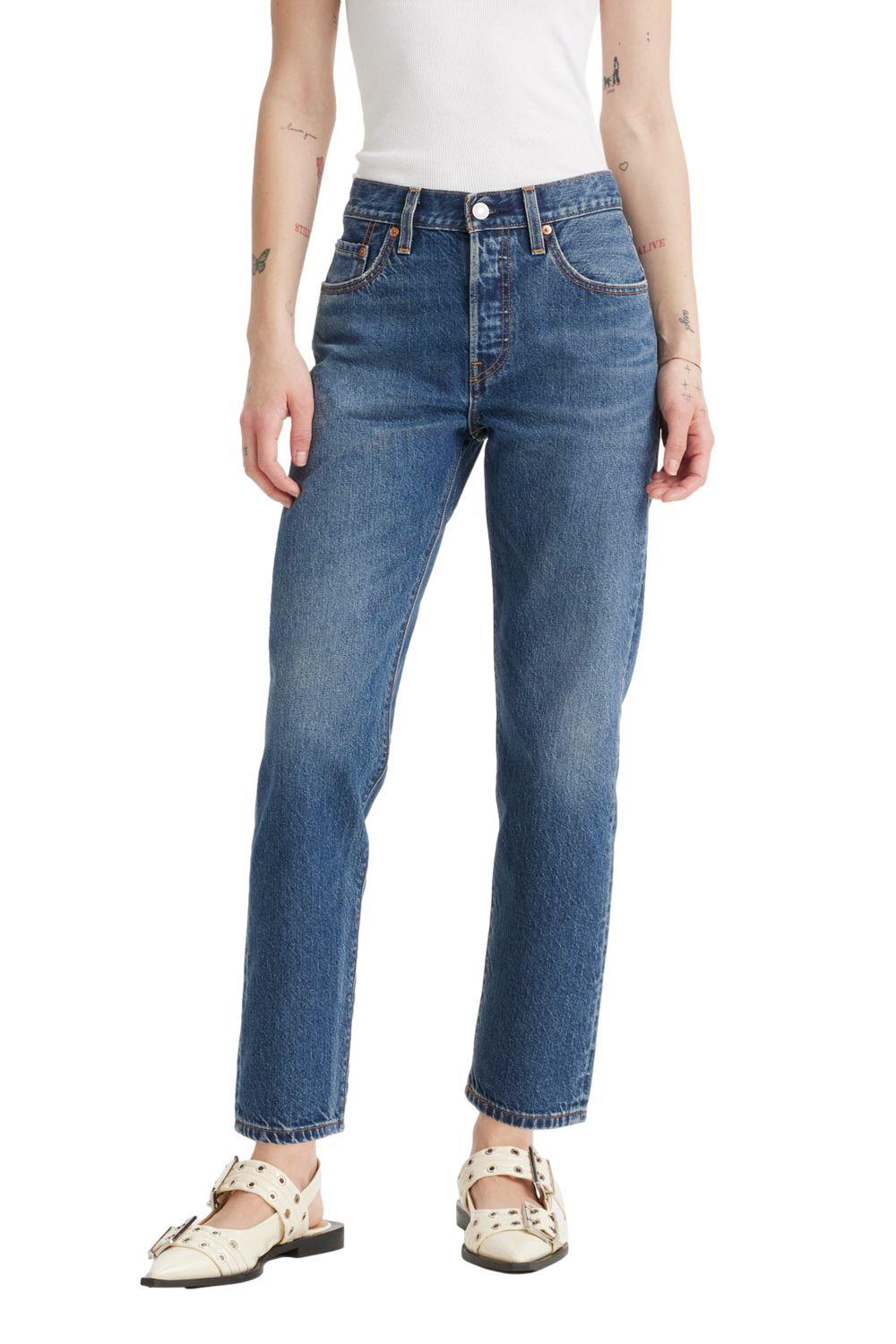 Jeans Mujer 501 Crop Lightweight Azul Levis A8746-0001-0