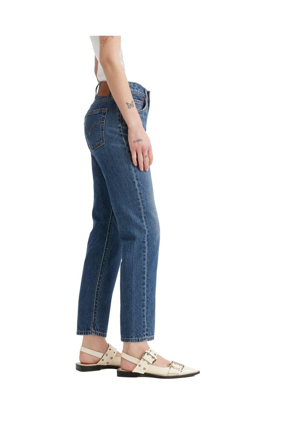Jeans Mujer 501 Crop Lightweight Azul Levis A8746-0001-1