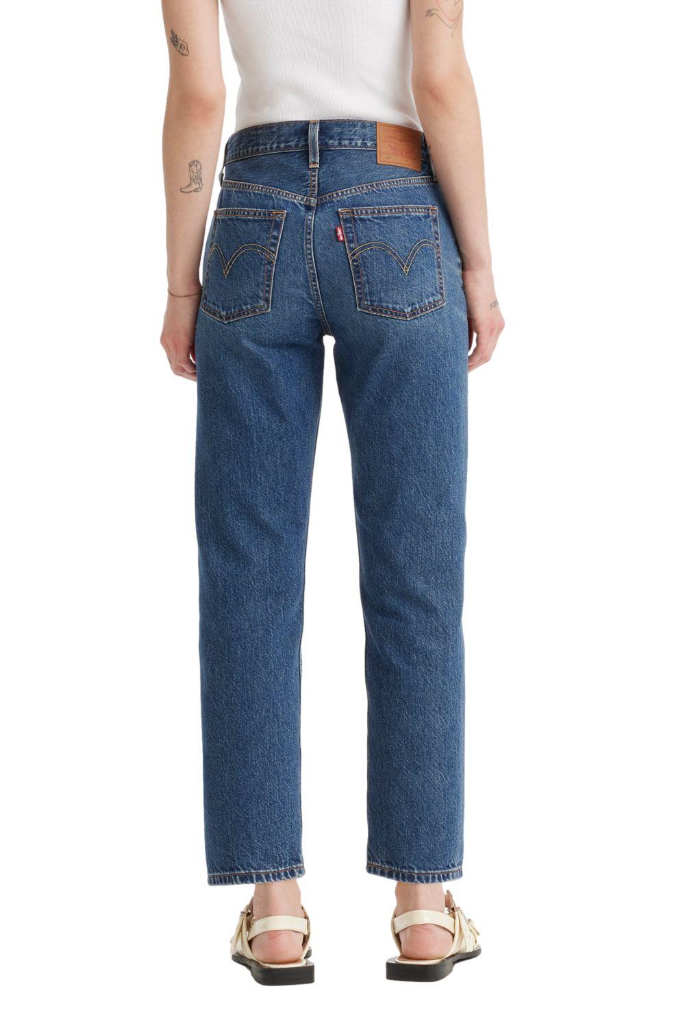 Jeans Mujer 501 Crop Lightweight Azul Levis A8746-0001-2