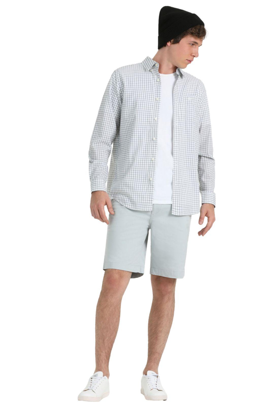 Short Hombre California Straight Fit Gris A6972-0002-4