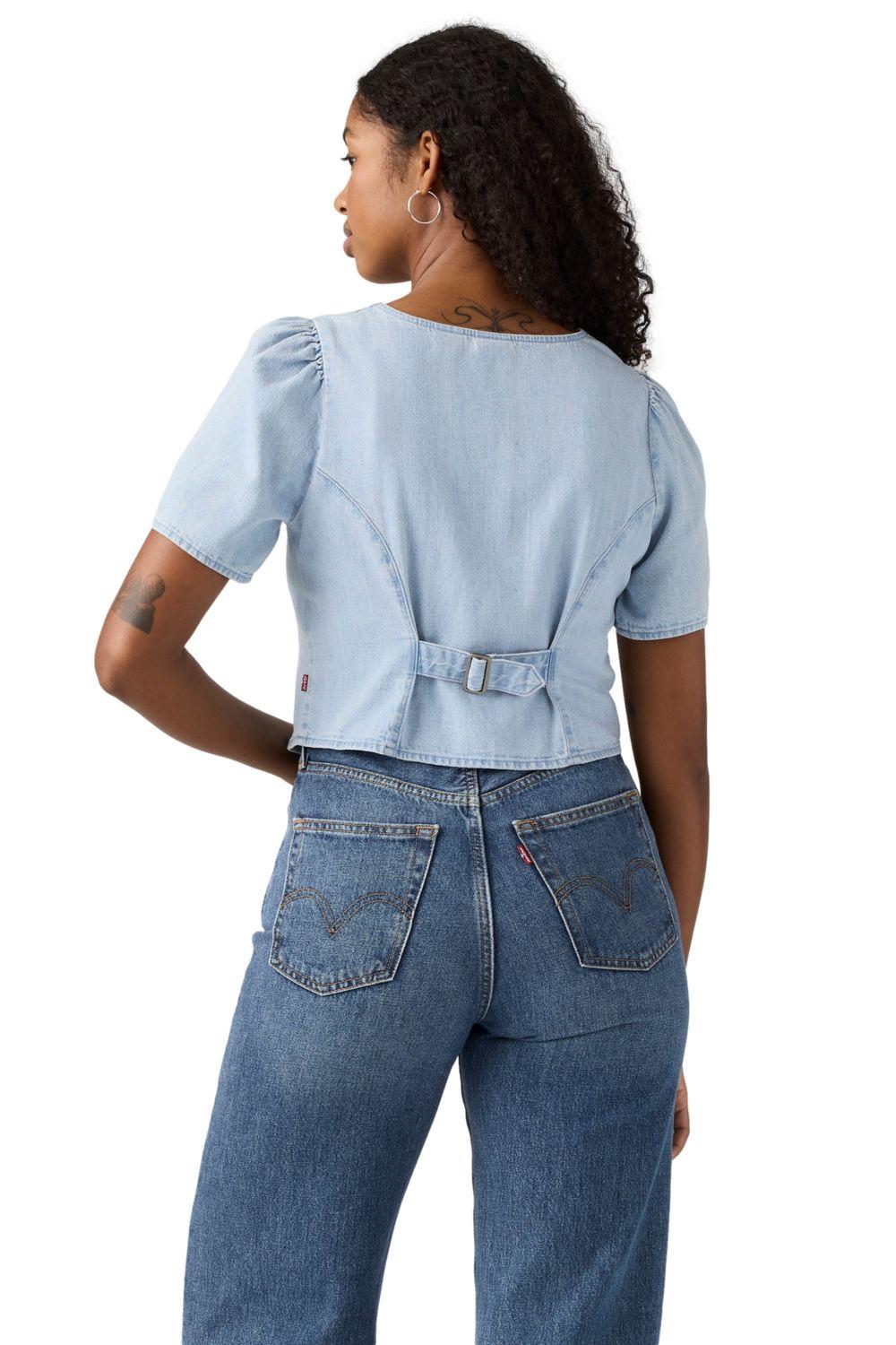 Blusa Mujer Moxie Slim Denim Celeste Levis 003PE-0003-1