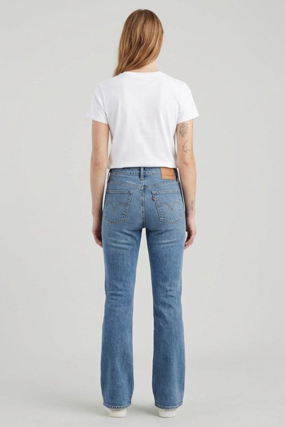 Jeans Mujer Low Slim Boocut Azul Levis 006KC-0002-4