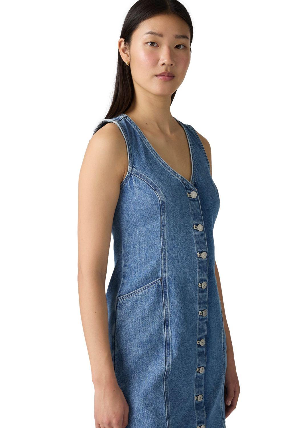 Vestido Mujer Vianna Vest Dress Azul Levis 001WL-0002-3