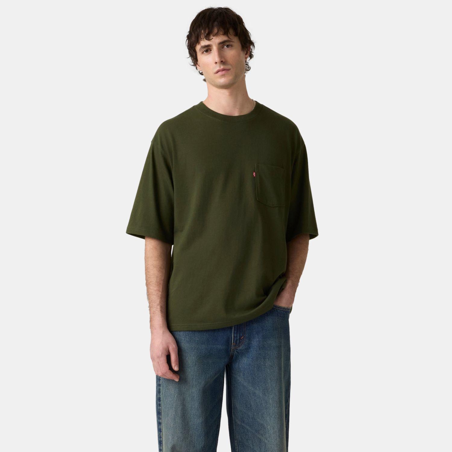 Polera Hombre Half Tee Verde Levis 005OB-0011-0