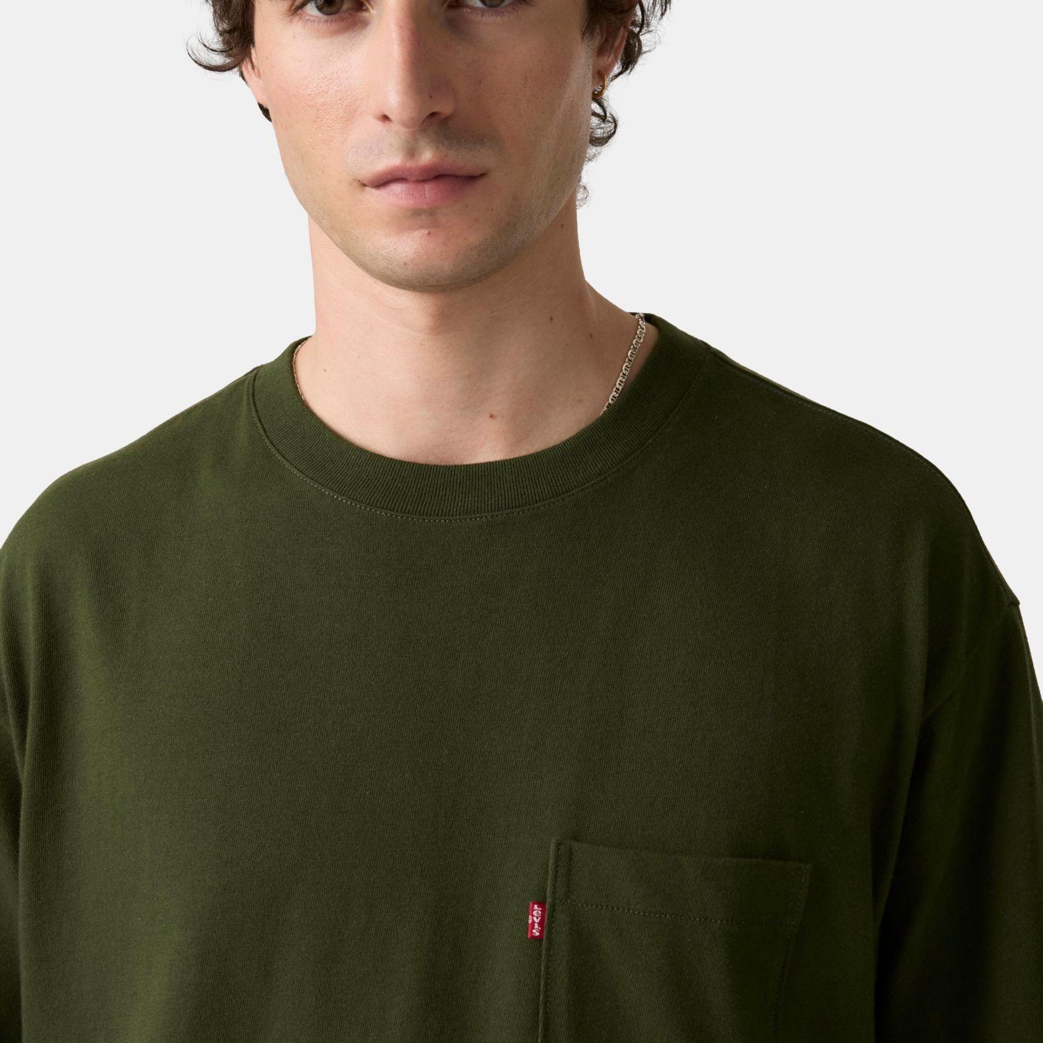 Polera Hombre Half Tee Verde Levis 005OB-0011-3