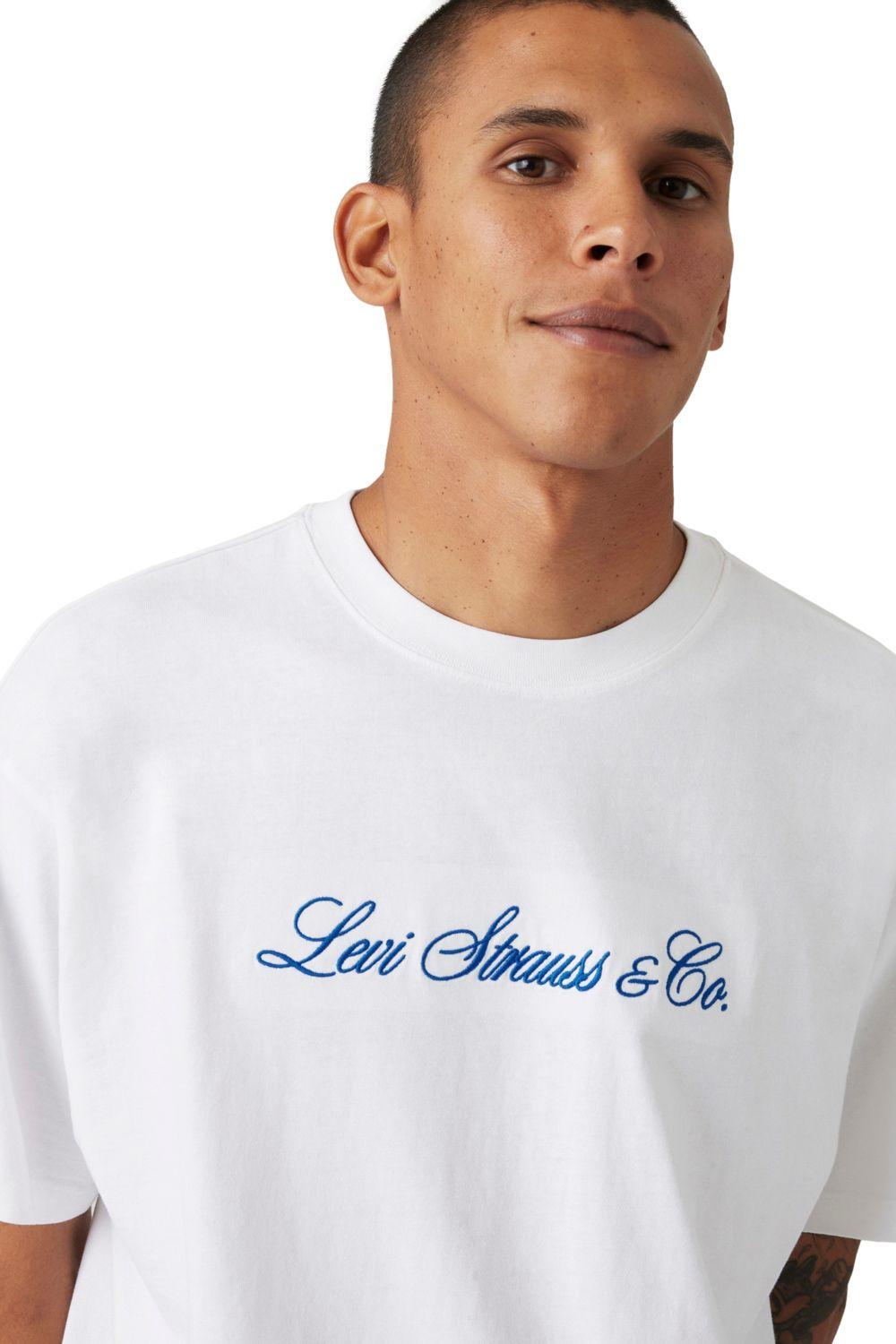 Polera Hombre Vintage Fit Graphic Blanco Levis 87373-0213-3