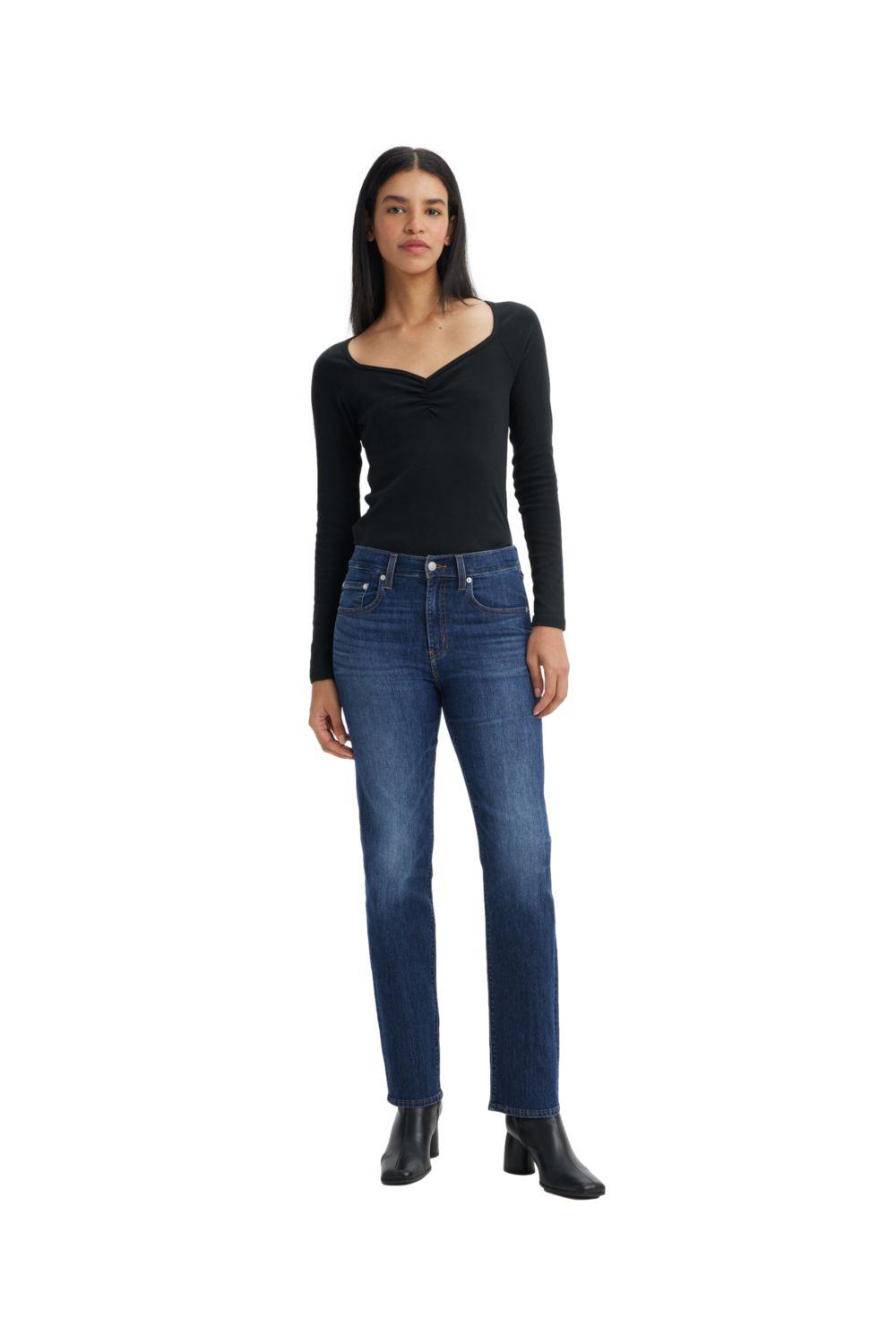 Jeans Mujer 724 High Rise Straight Azul Levis 18883-0268-3