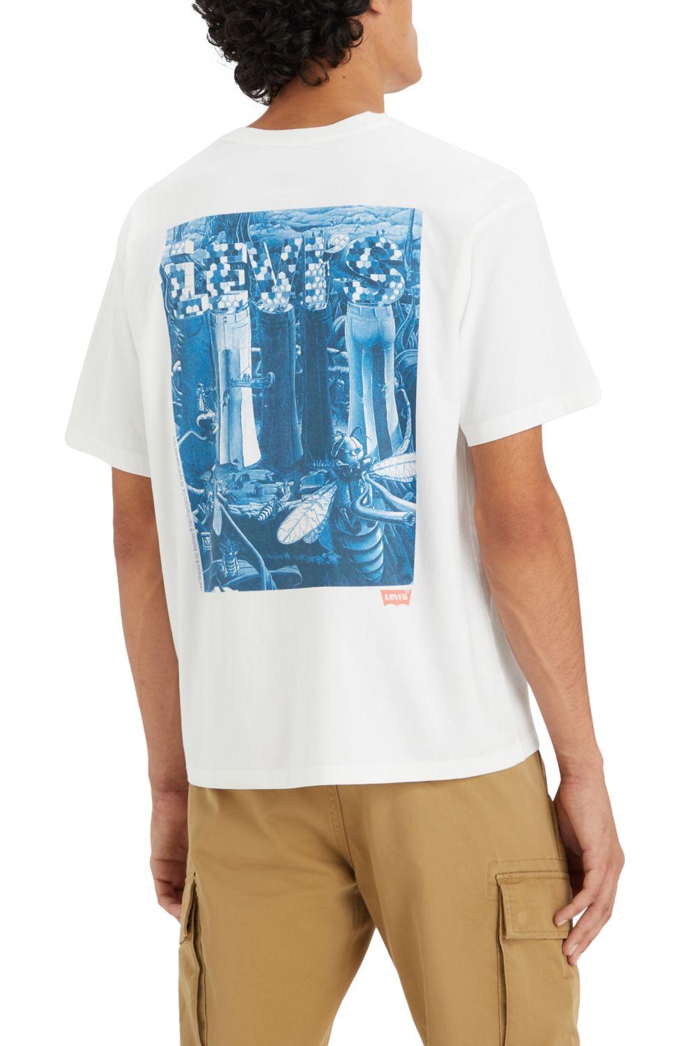 Polera Hombre Relaxed Fit Relax Blanco Levis 87373-0101-2