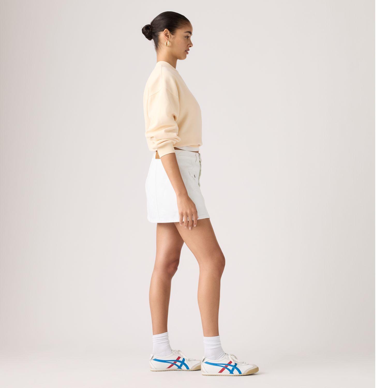 Falda Mujer Button Front Skort Blanco Levis 005NA-0001-2