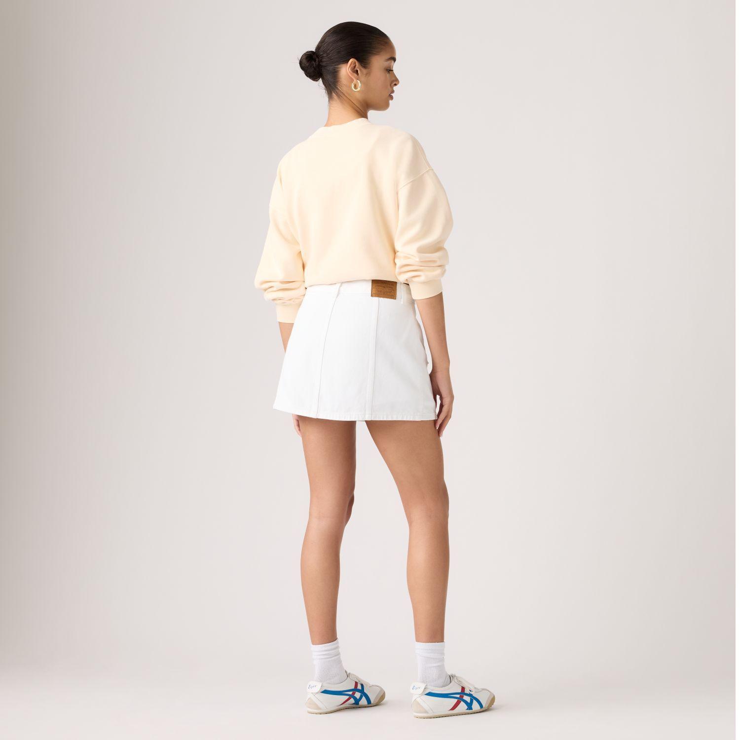 Falda Mujer Button Front Skort Blanco Levis 005NA-0001-3