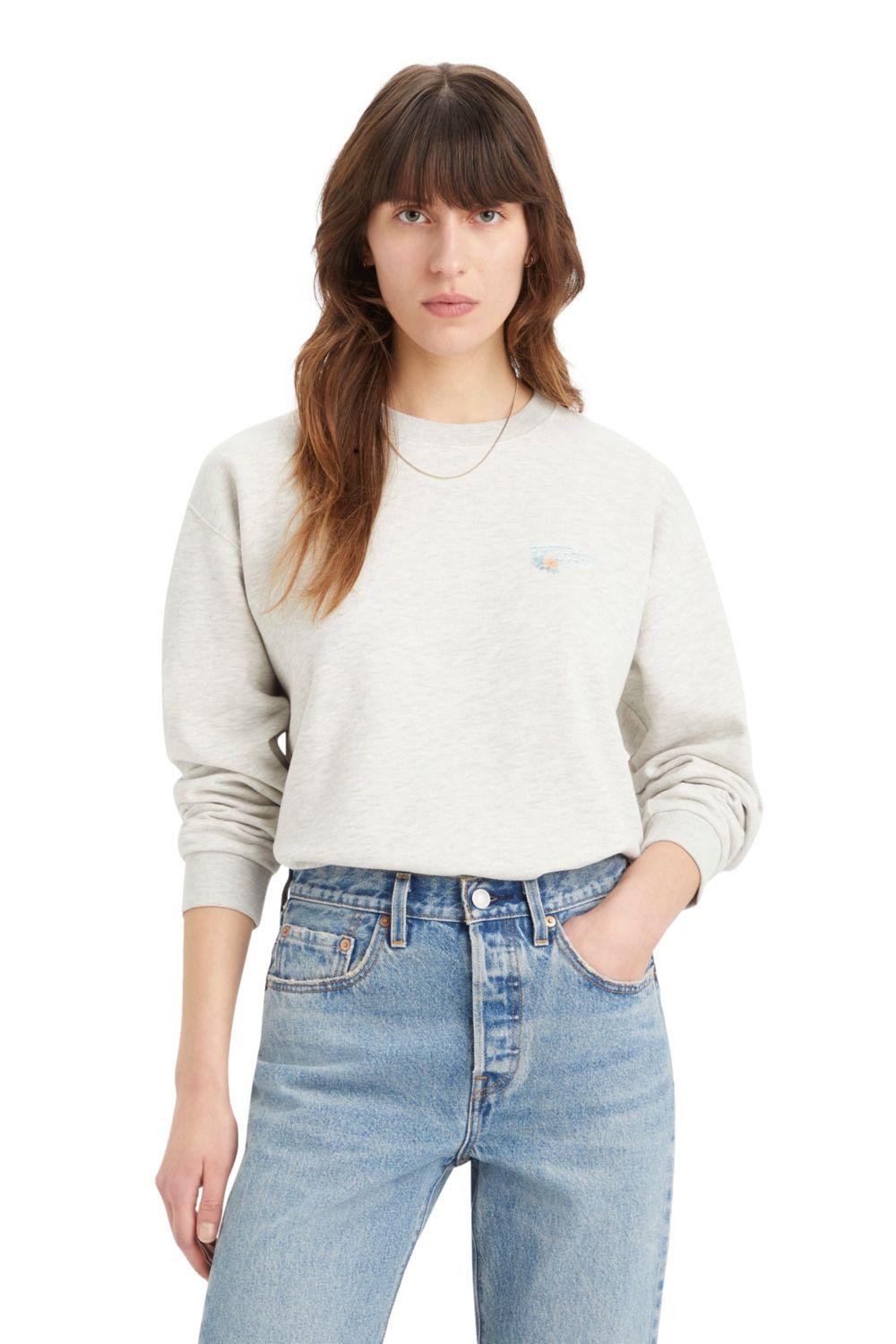 Polerón Mujer Regular Fit Gris Levis A8800-0007-0