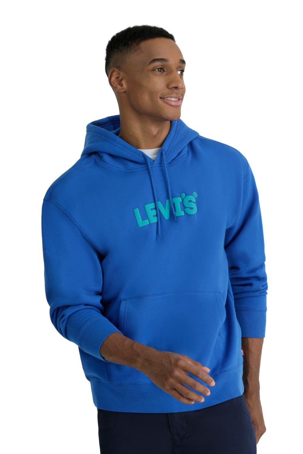 Polerón Hombre Relaxed Graphic Azul Levis 38479-0355-4