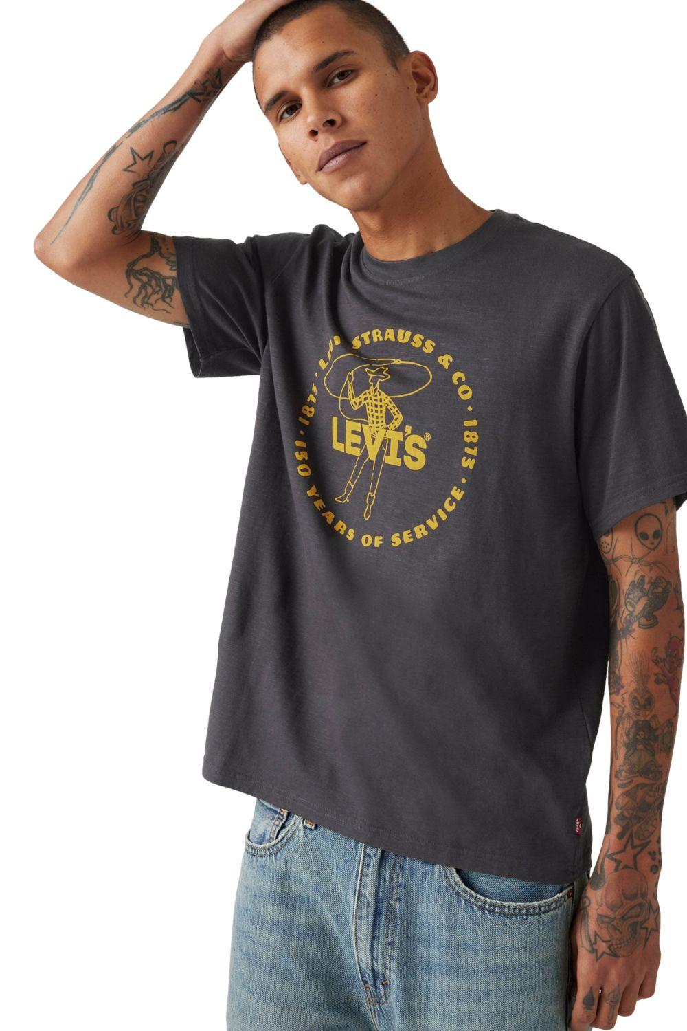 Polera Hombre Relaxed Fit Tee Negro Levis 16143-1819-2