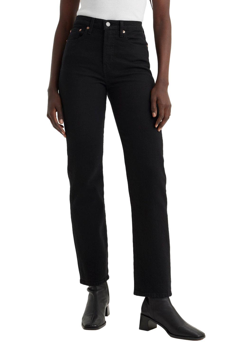 Jeans Mujer Wedgie Straight Negro Levis 34964-0244-0