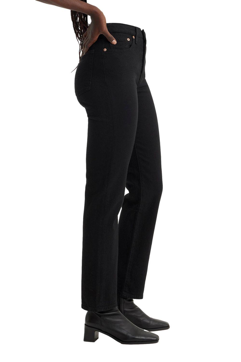 Jeans Mujer Wedgie Straight Negro Levis 34964-0244-1